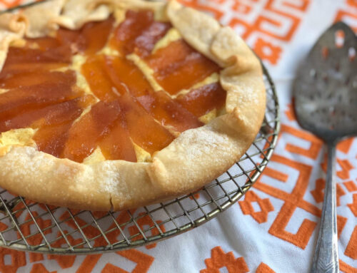 Cheese and quince paste Galette